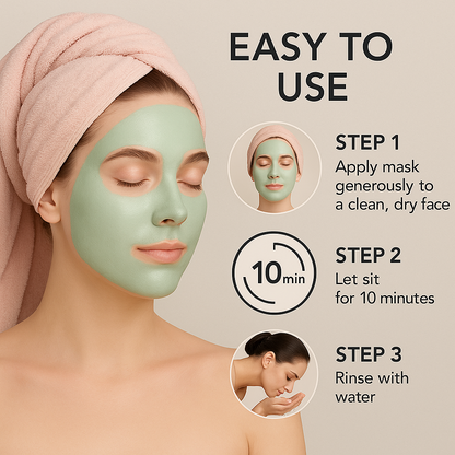 Green Tea Deep Cleanse Mask Stick – Pore Refining & Oil Control Clay Mask